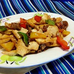彩椒版家常豆腐的做法[图]