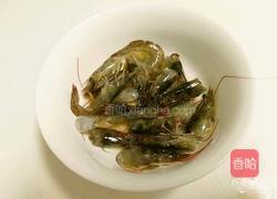 虾头水蛋蒸丝瓜的做法图解3