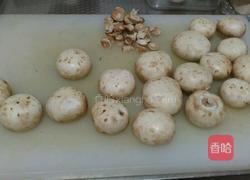 鲜蘑肉片的做法图解1