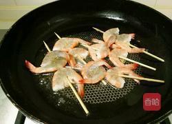 烧烤味煎虾的做法图解5