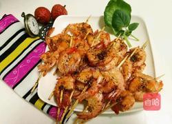 烧烤味煎虾的做法图解7