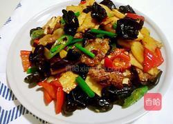 鲜笋木耳回锅肉的做法图解15