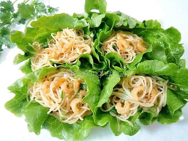 生菜包虾米粉丝