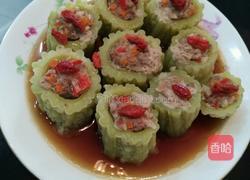 苦瓜酿的做法图解4
