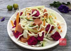 卷心菜果蔬沙拉的做法图解7