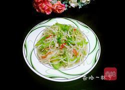 双椒炒绿豆芽的做法图解12