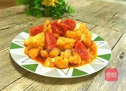 圣女果炒花菜的做法图解10