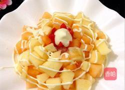 哈密瓜苹果沙拉的做法图解5