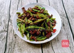豆角炒牛肉的做法图解12