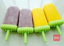 自制雪糕(芒果酸奶和蓝莓酸奶)的做法图解13