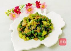 蒜苔炒肉末的做法图解10