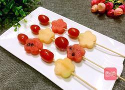 西瓜水果串的做法图解4