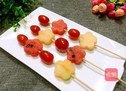 西瓜水果串的做法图解5