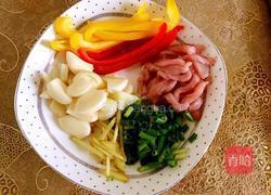 彩椒过油豇豆的做法图解3