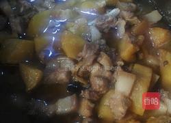 菠萝红烧肉的做法图解9