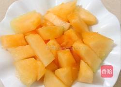 哈密瓜汁的做法图解2