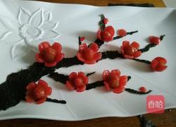红梅傲雪的做法图解10