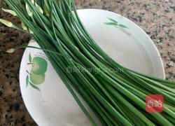 韭花炒肉丝的做法图解2