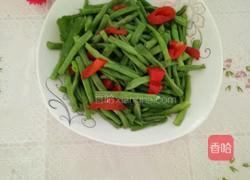 彩椒炒豇豆的做法图解5
