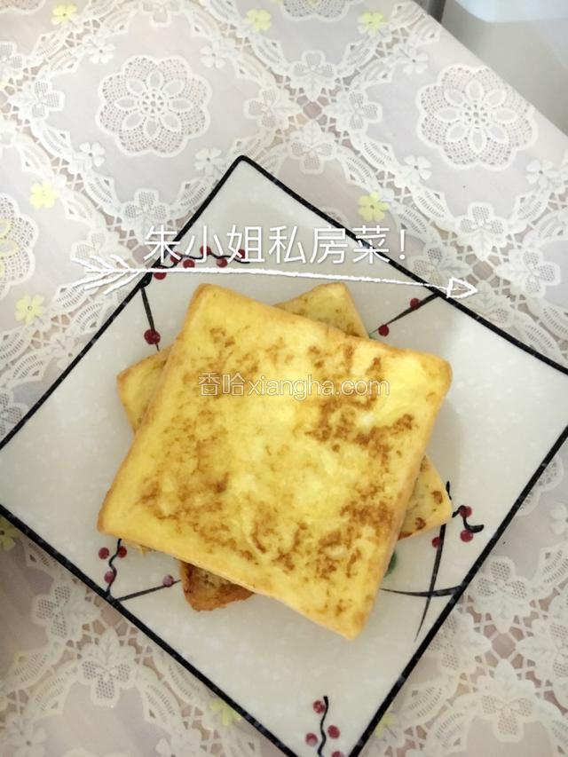 黄油鸡蛋土司片