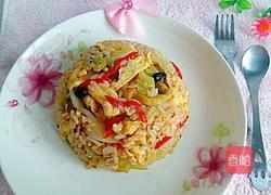 卷心菜老干妈炒饭的做法图解9