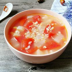 西红柿萝卜汤的做法[图]
