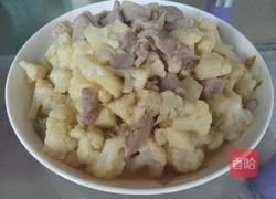 花菜炒肉的做法图解6