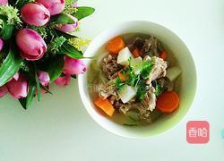 红白萝卜炖排骨的做法图解6