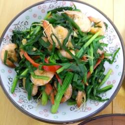 韭菜炒虾的做法[图]