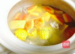 青木瓜玉米排骨汤的做法图解3