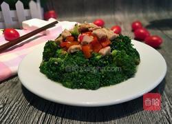 西兰花炒肉的做法图解9