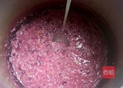 紫薯 甜酒鸡蛋 粥的做法图解7