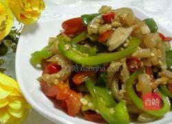 彩椒炒猪皮的做法图解12