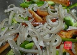 彩椒炒猪皮的做法图解9