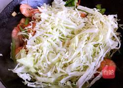 卷心菜炒大虾的做法图解10