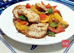 彩椒红烧荷包蛋的做法图解5