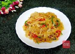 白萝卜炒粉丝的做法图解6