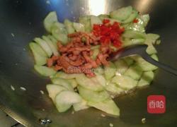 水瓜炒肉丝的做法图解4