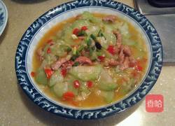 水瓜炒肉丝的做法图解5