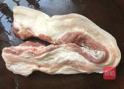 彩椒炒五花肉的做法图解1