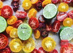 烤圣女果鳄梨莎莎酱的做法图解2