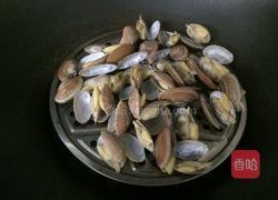 彩椒炒花甲的做法图解4