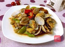 彩椒炒花甲的做法图解11