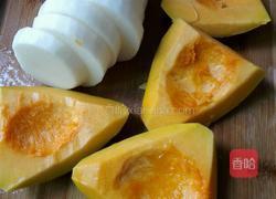 花样白萝卜酿虾球的做法图解6