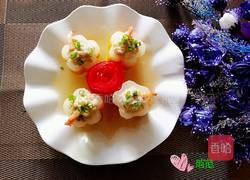 花样白萝卜酿虾球的做法图解19