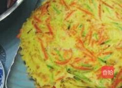角瓜胡萝卜蛋饼的做法图解5