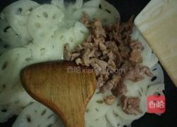 肉片炒莲藕的做法图解5