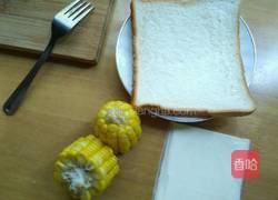 玉米芝士烤吐司的做法图解1