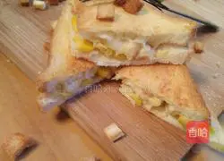 Corn cheese toast recipe illustration 9