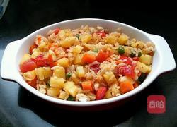 蔬菜焗饭的做法图解10